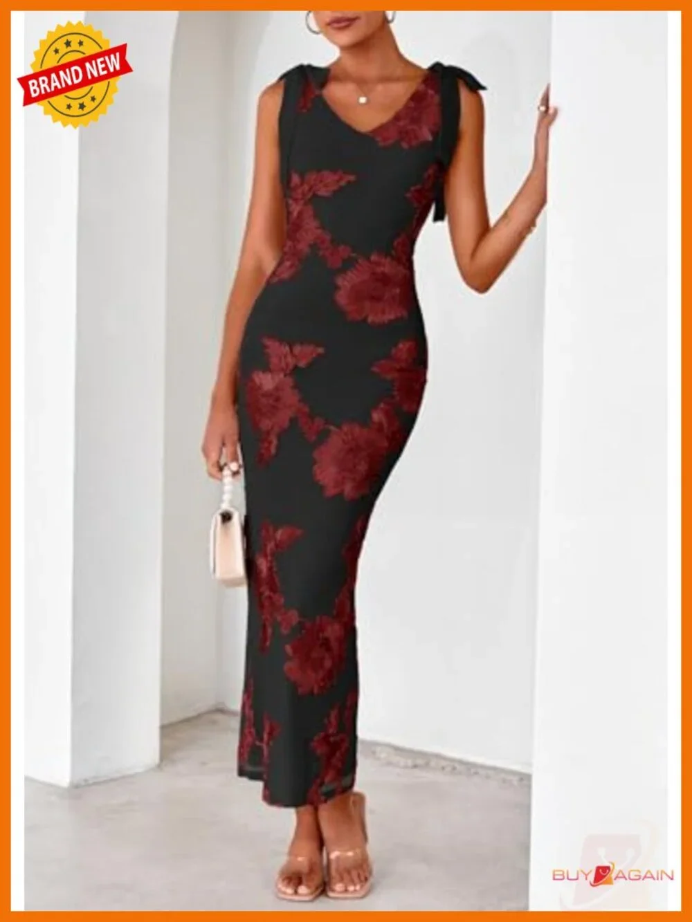 N/A floral embroidered
